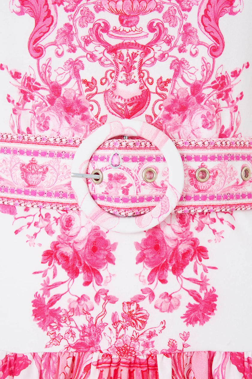 Camilla Livin La Visa Rosa Jersey Tank Dress with Contrast Skirt