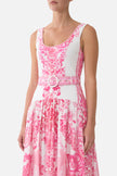 Camilla Livin La Visa Rosa Jersey Tank Dress with Contrast Skirt