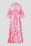 Camilla Livin La Visa Rosa Shaped Waistband Midi Dress