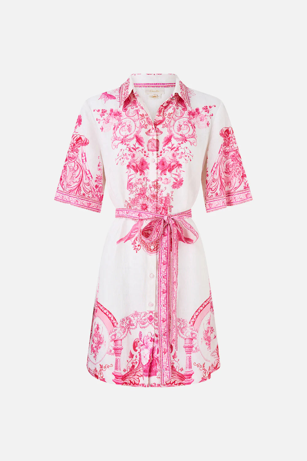 Camilla Livin La Visa Rosa Short Shirt Dress
