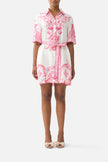 Camilla Livin La Visa Rosa Short Shirt Dress