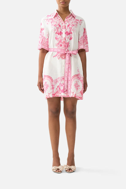 Camilla Livin La Visa Rosa Short Shirt Dress