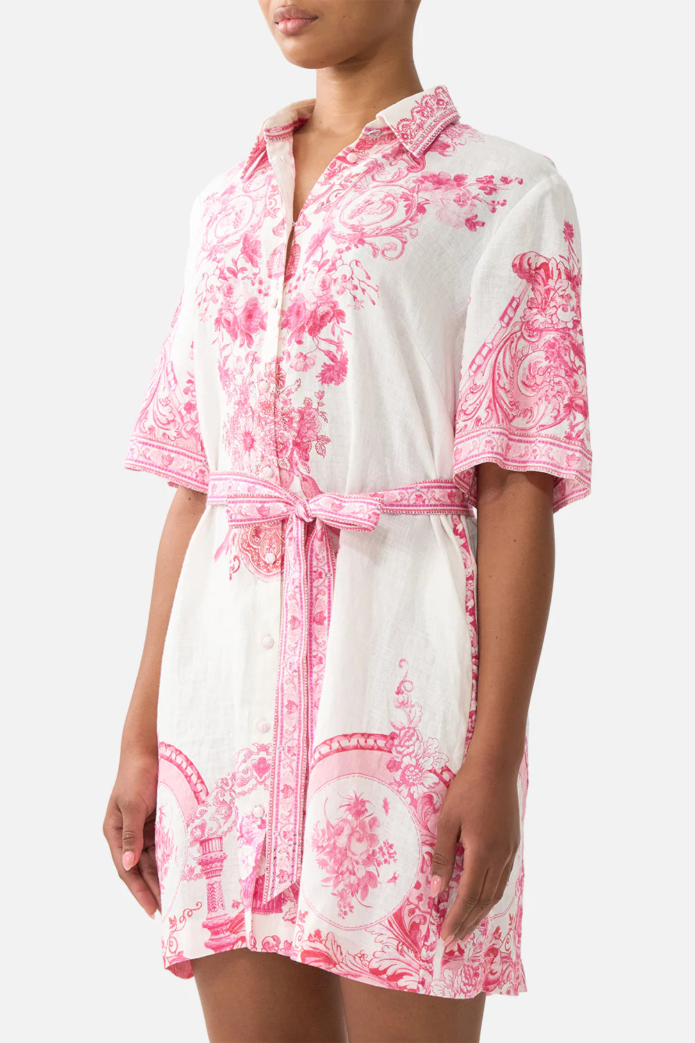 Camilla Livin La Visa Rosa Short Shirt Dress