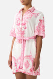 Camilla Livin La Visa Rosa Short Shirt Dress