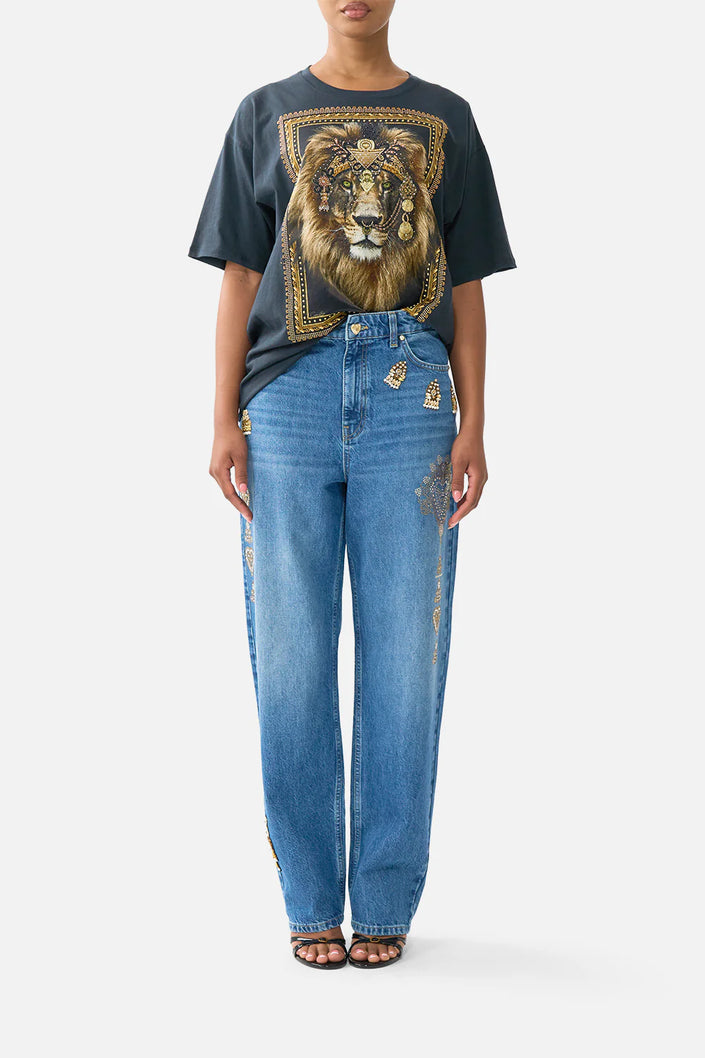 Camilla Taurus Rising Oversized Band Tee