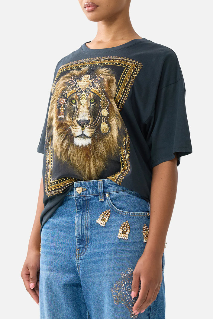 Camilla Taurus Rising Oversized Band Tee