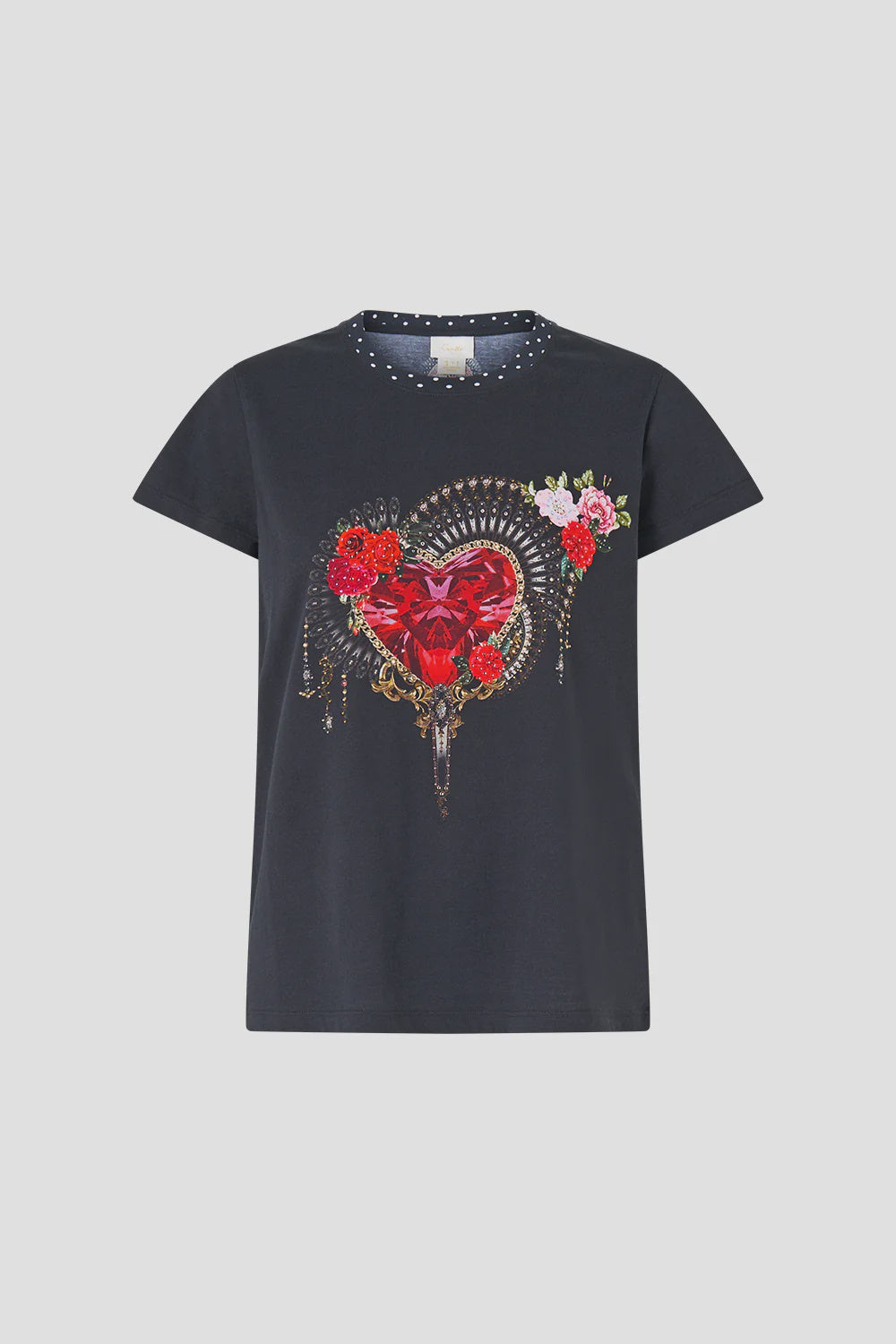 Camilla Daughters of Duende Slim Fit Round Neck T-Shirt