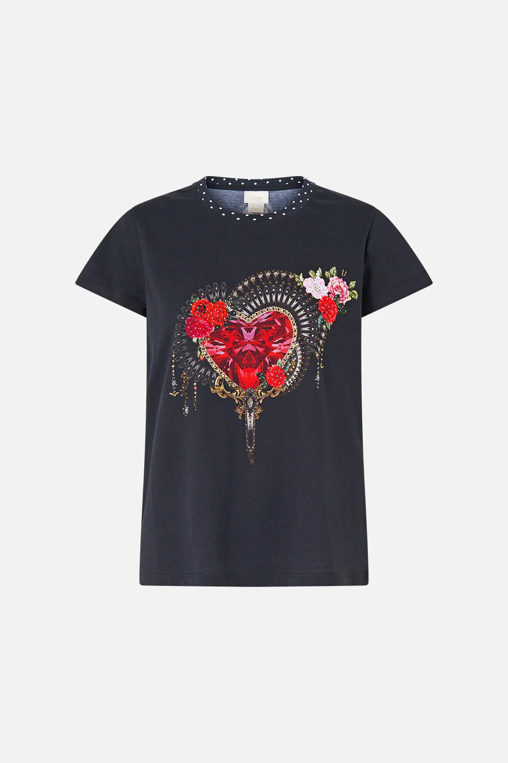 Camilla Daughters of Duende Slim Fit Round Neck T-Shirt