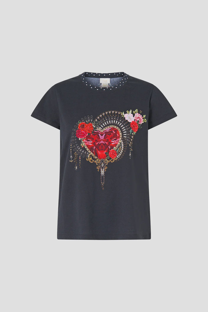 Camilla Daughters of Duende Slim Fit Round Neck T-Shirt