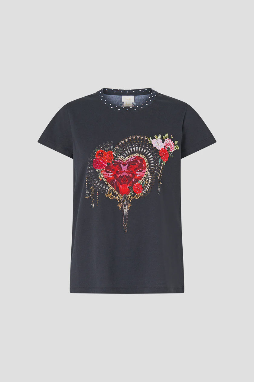 Camilla Daughters of Duende Slim Fit Round Neck T-Shirt