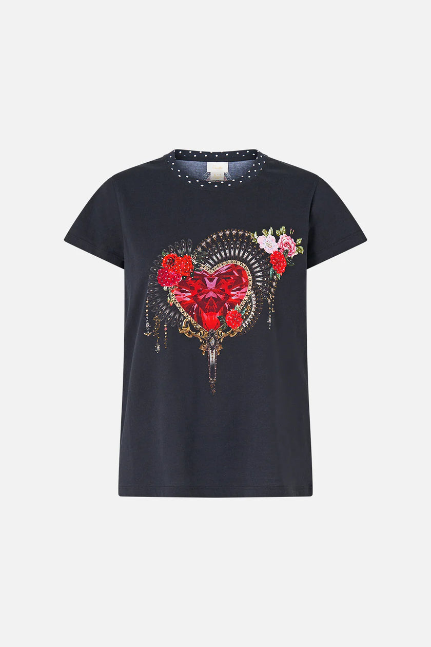 Camilla Daughters of Duende Slim Fit Round Neck T-Shirt