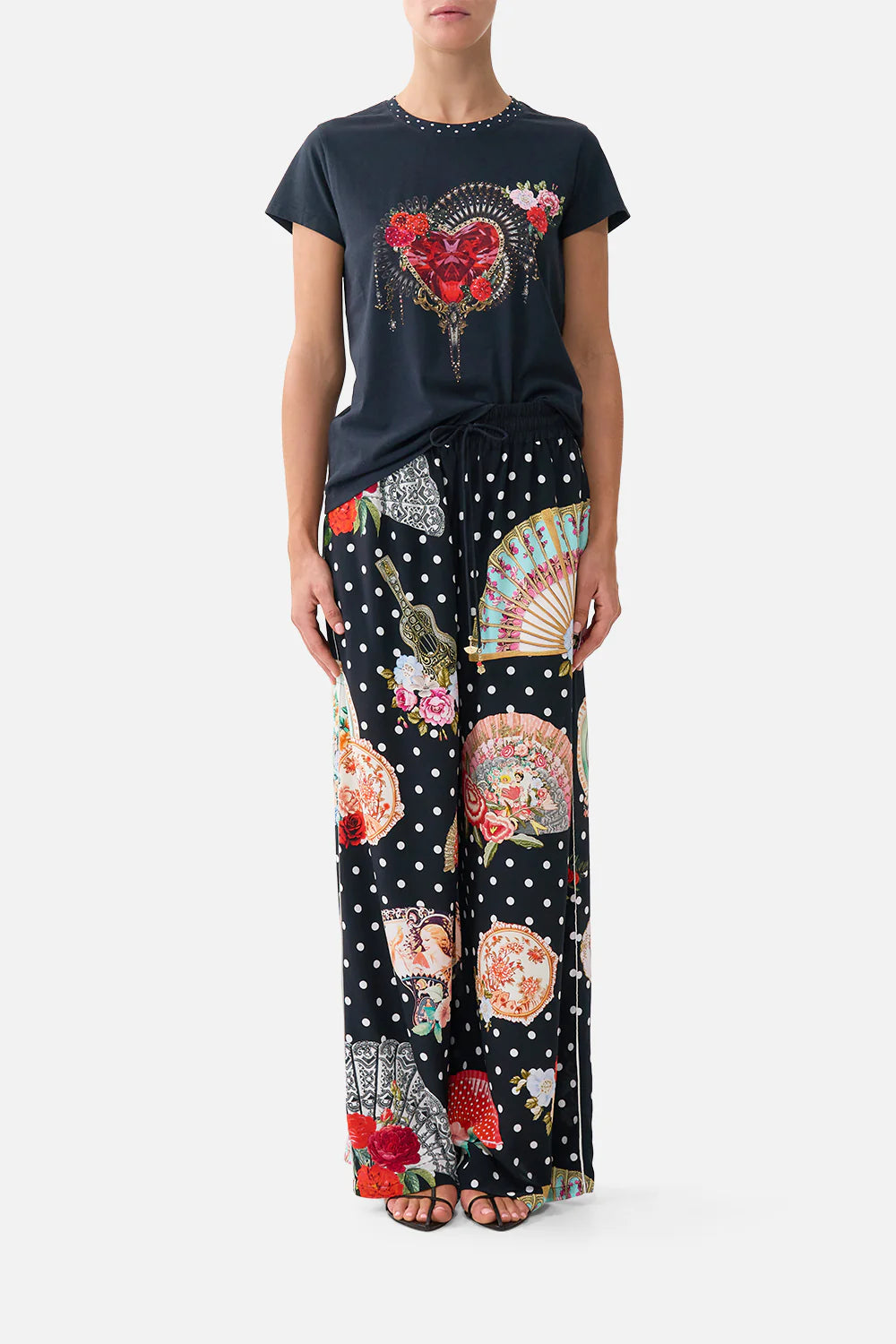 Camilla Daughters of Duende Slim Fit Round Neck T-Shirt