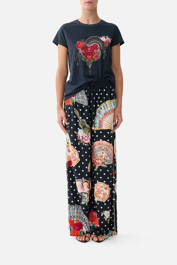 Camilla Daughters of Duende Slim Fit Round Neck T-Shirt
