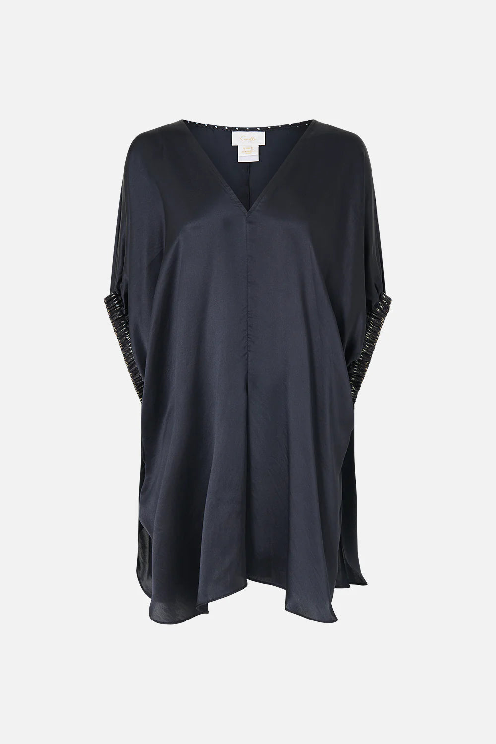 Camilla Daughters of Duende Gathered Cuff V Neck Top