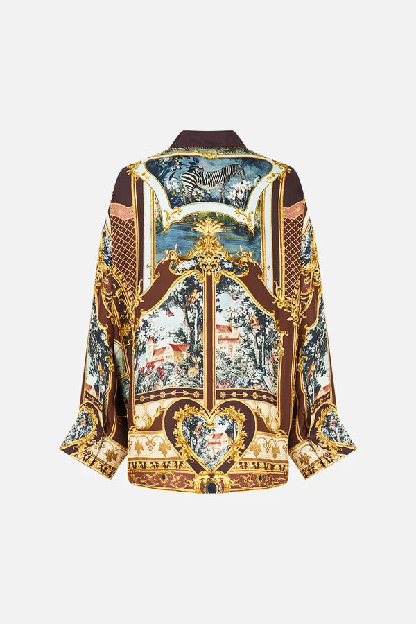Camilla - Animals in the Palace Relaxed Collared Shirt With Pocket