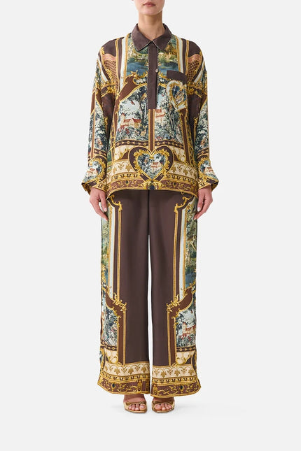 Camilla Animals in the Palace Wide Leg Waisted Pant