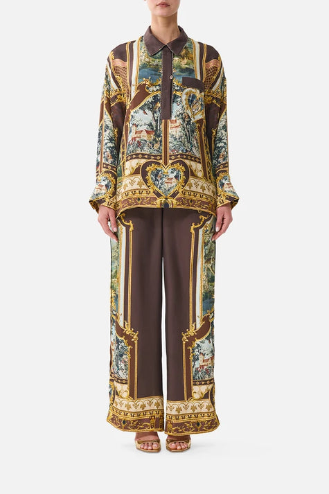 Camilla Animals in the Palace Wide Leg Waisted Pant