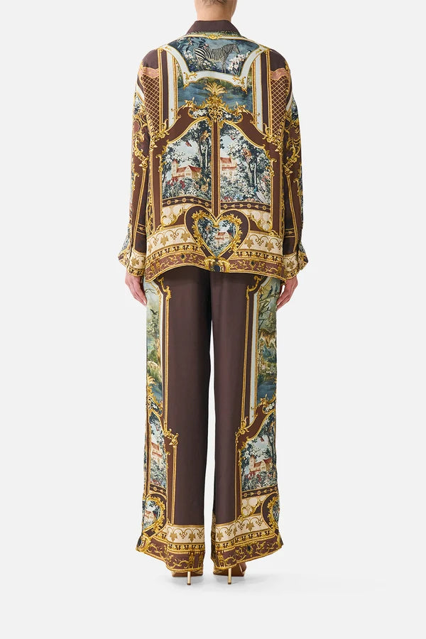 Camilla - Animals in the Palace Relaxed Collared Shirt With Pocket