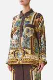 Camilla - Animals in the Palace Relaxed Collared Shirt With Pocket