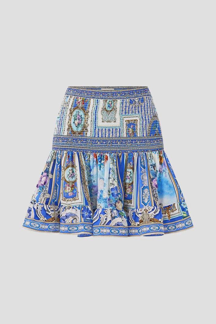 Camilla Ottoman Opulence Short Shirred Skirt