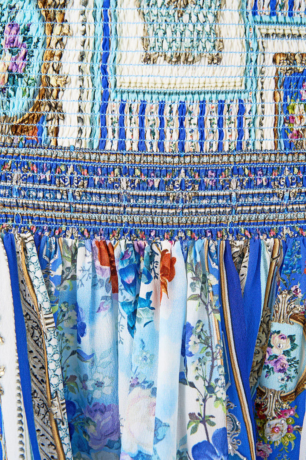 Camilla Ottoman Opulence Short Shirred Skirt