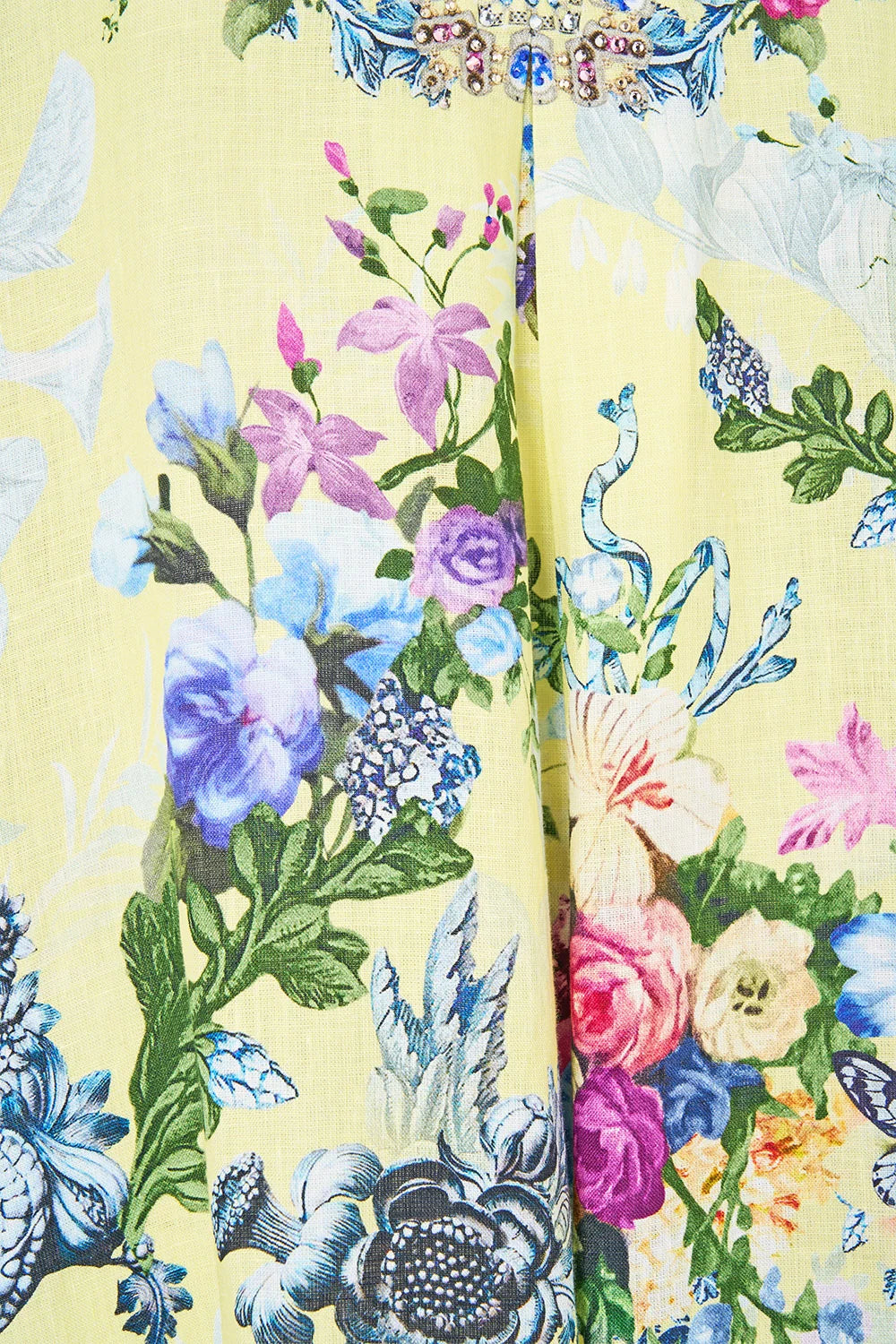 Camilla Chinoiserie Child Front Pleat Kaftan