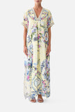 Camilla Chinoiserie Child Front Pleat Kaftan