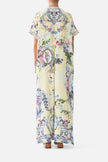 Camilla Chinoiserie Child Front Pleat Kaftan