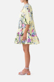 Camilla Chinoiserie Child Puff Sleeve Shirt Dress