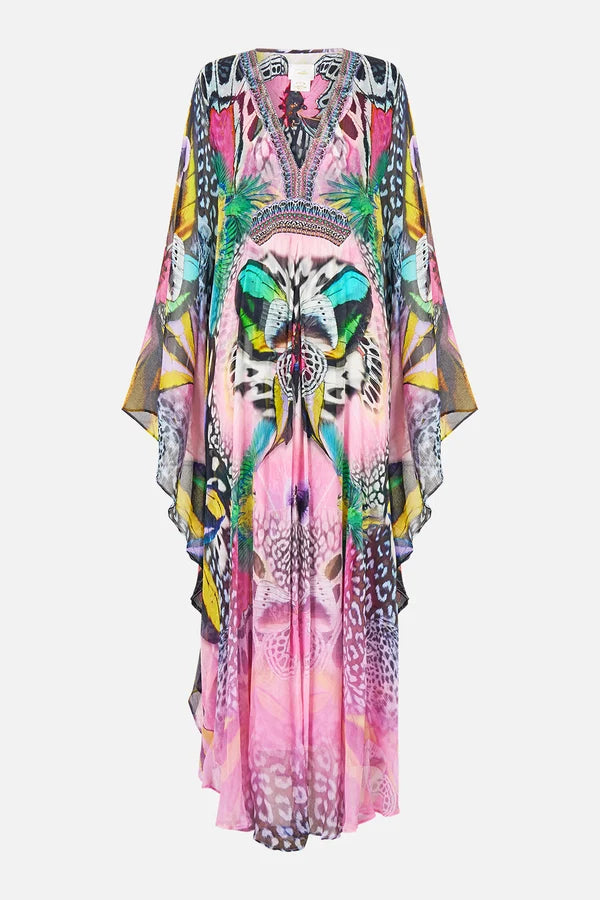 Camilla Millamorphosis Long Kaftan with Waist Detail