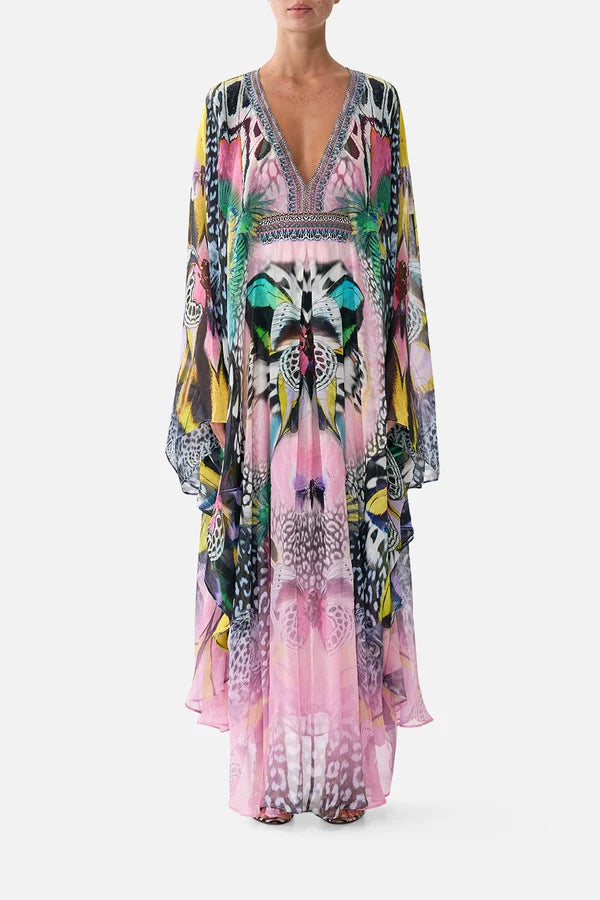 Camilla Millamorphosis Long Kaftan with Waist Detail