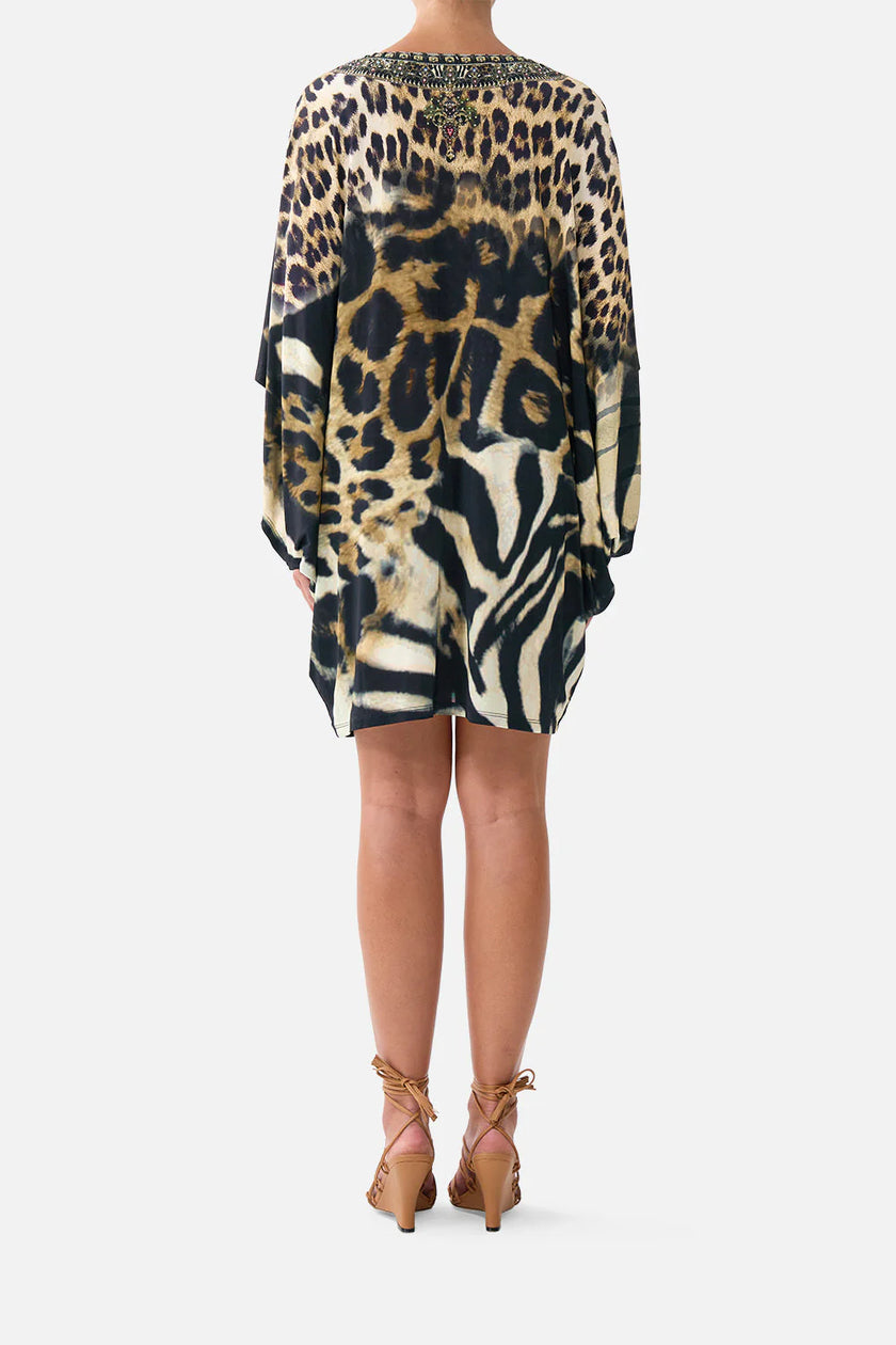 Camilla Leotigra Land Bat Sleeve Dress