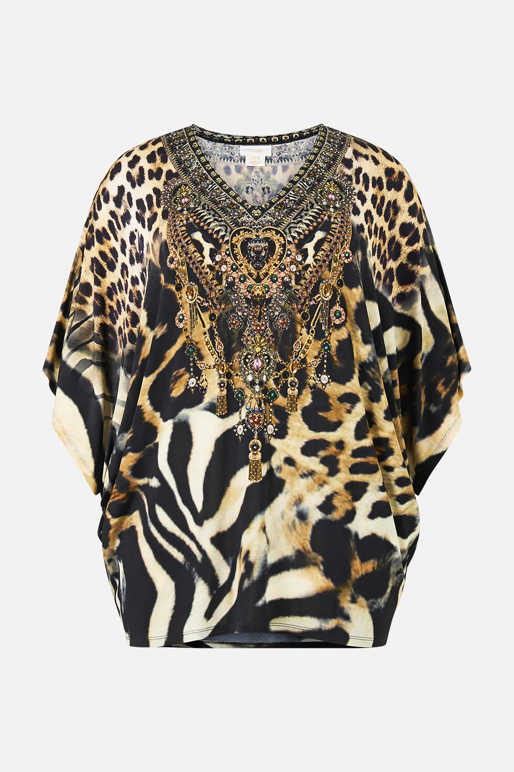 Camilla Leotigra Land Bat Sleeve Dress