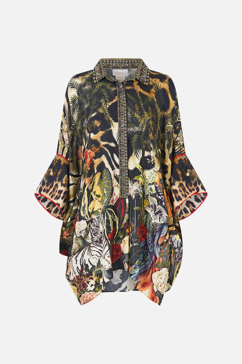 Camilla Leotigra Land Bat Sleeve Shirt