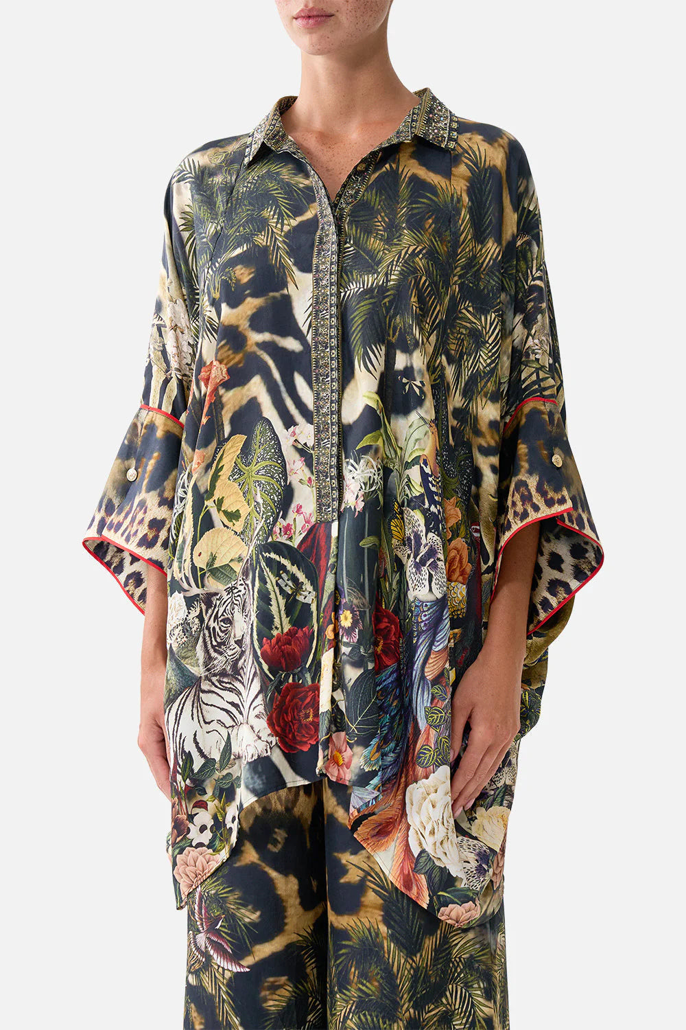 Camilla Leotigra Land Bat Sleeve Shirt