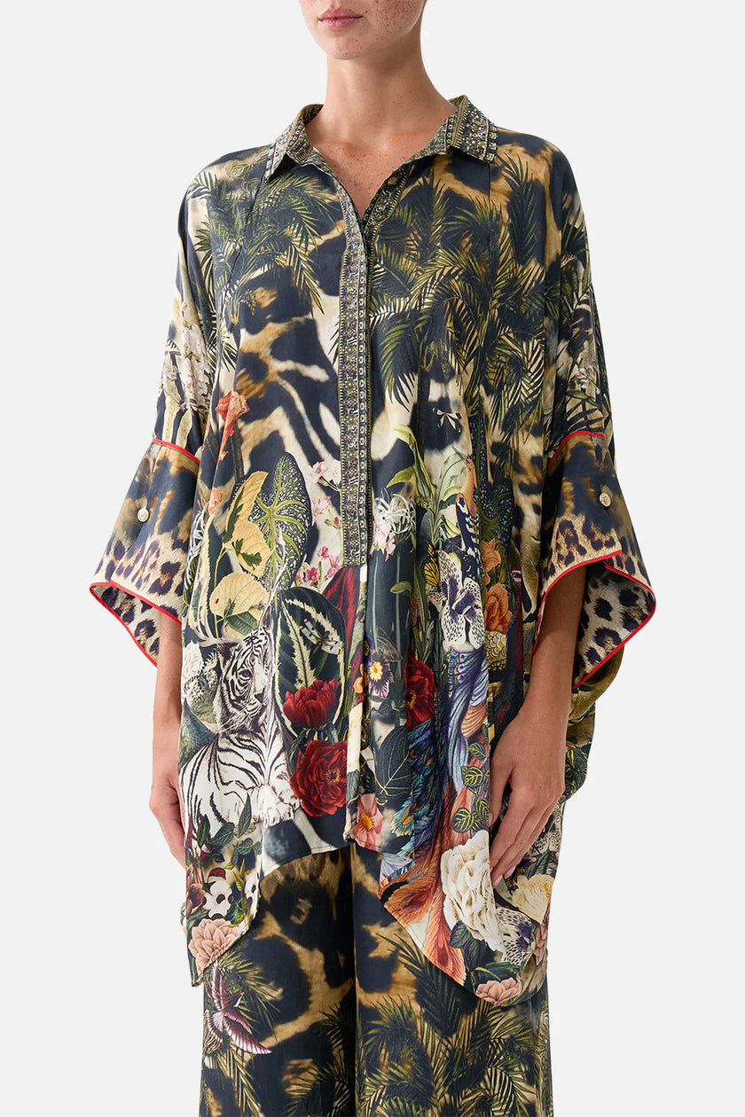Camilla Leotigra Land Bat Sleeve Shirt