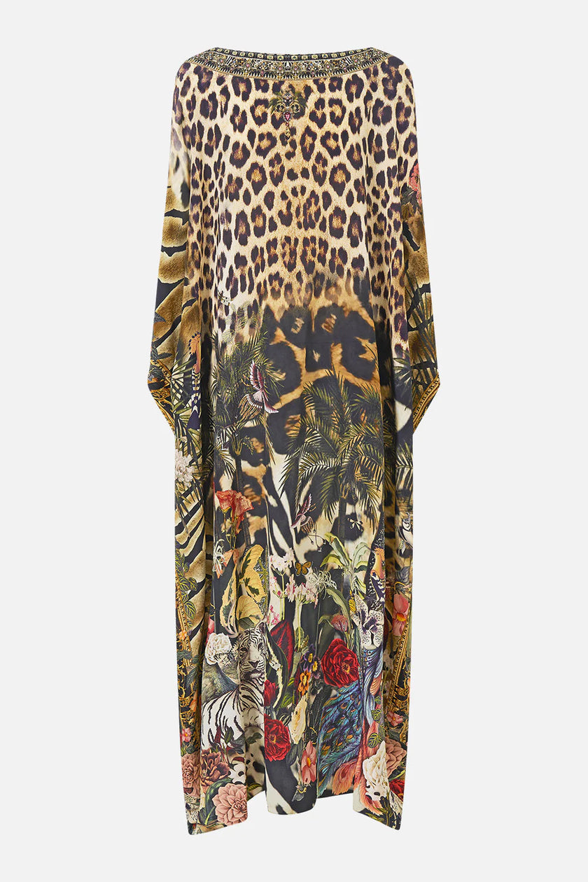 Camilla Leotigra Land Round Neck Kaftan