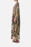 Camilla Leotigra Land Round Neck Kaftan
