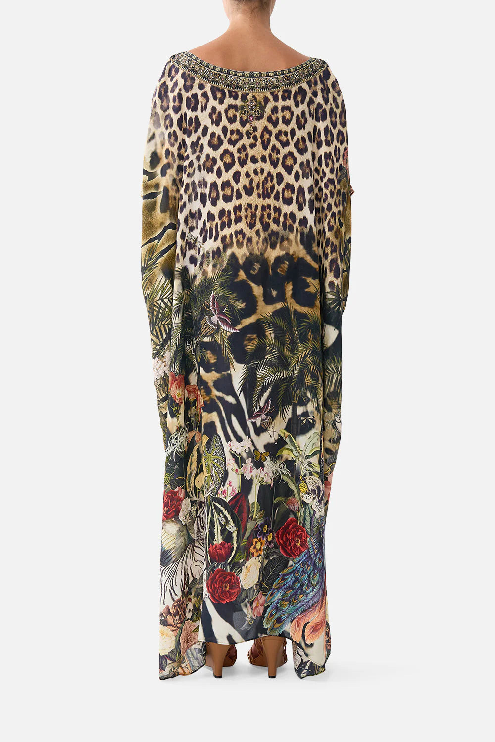 Camilla Leotigra Land Round Neck Kaftan