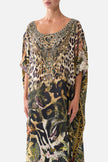 Camilla Leotigra Land Round Neck Kaftan