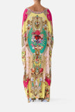 Camilla Painted Prayers Round Neck Kaftan