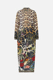 Camilla Leotigra Land Long Casual Jacket with Pockets