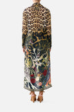Camilla Leotigra Land Long Casual Jacket with Pockets