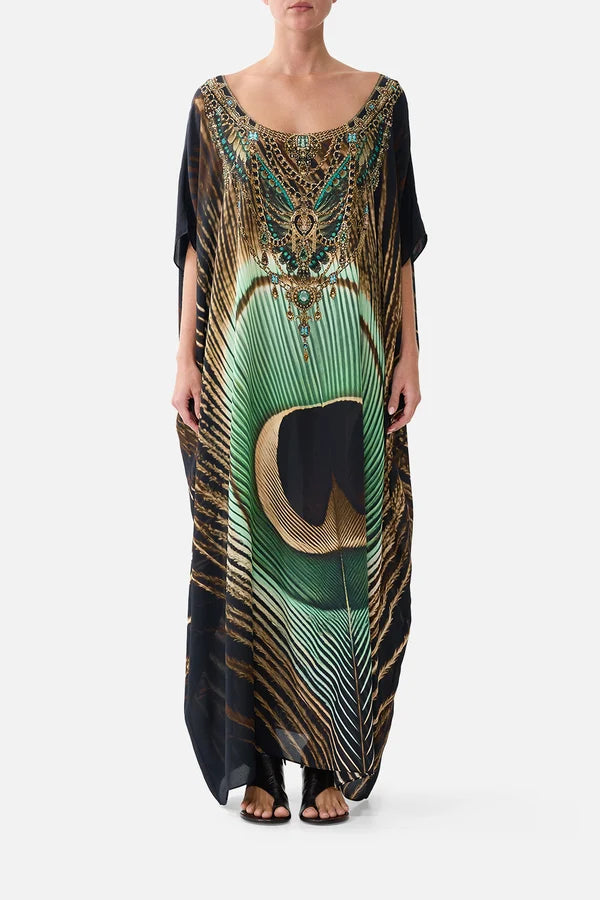 Camilla A Wink to the Wild Round Neck Kaftan