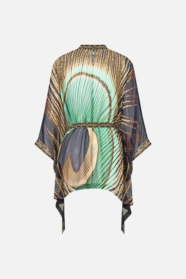 Camilla A Wink To The Wild Button Through Scarf Blouse