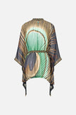 Camilla A Wink To The Wild Button Through Scarf Blouse