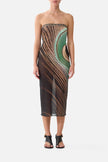 Camilla A Wink To The Wild Tube Beach Midi Dress