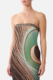 Camilla A Wink To The Wild Tube Beach Midi Dress