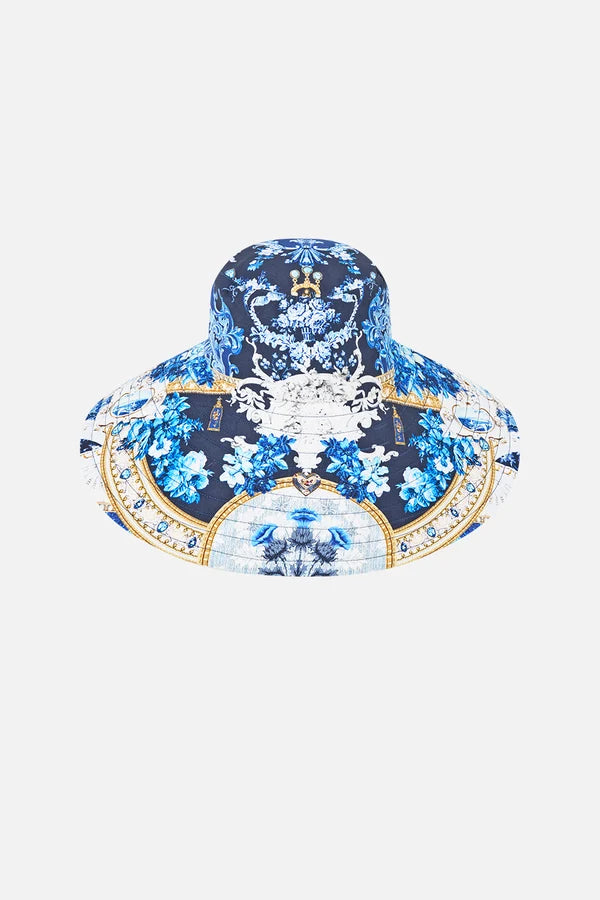 Camilla Sweet Sacré Blue Wide Brim Bucket Hat