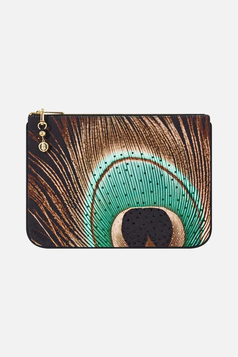 Camilla A Wink to the Wild Small Canvas Clutch